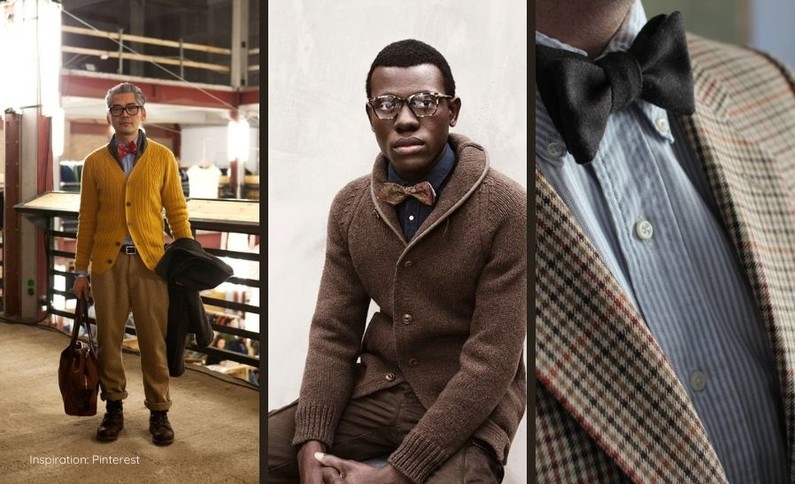 Wearing a Bow Tie Casually